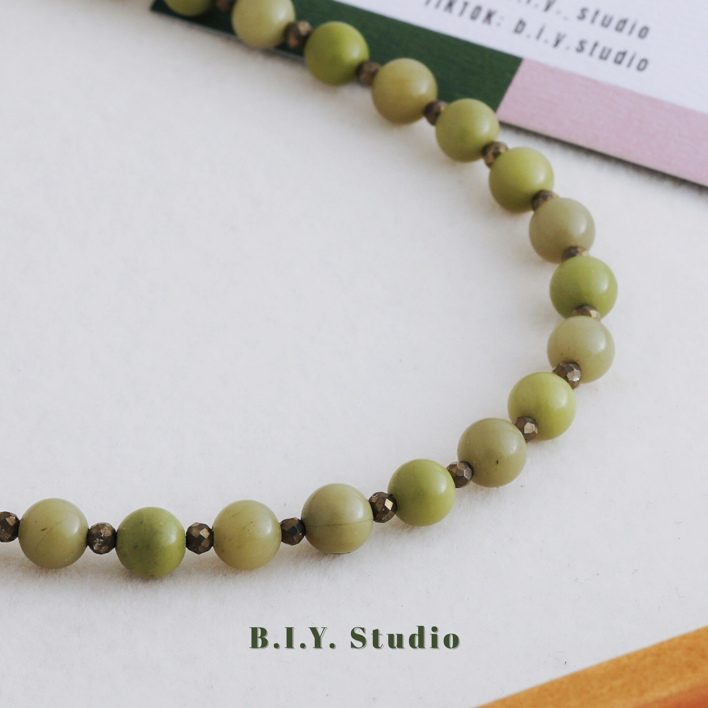 Prism Gem | Moss Vein・Necklace 3