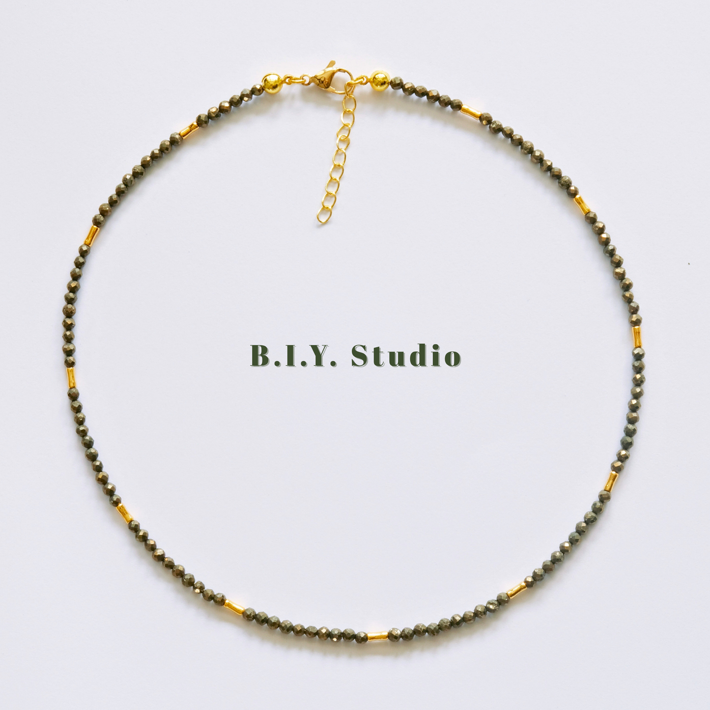 Prism Gem | Moss Vein・Necklace 1