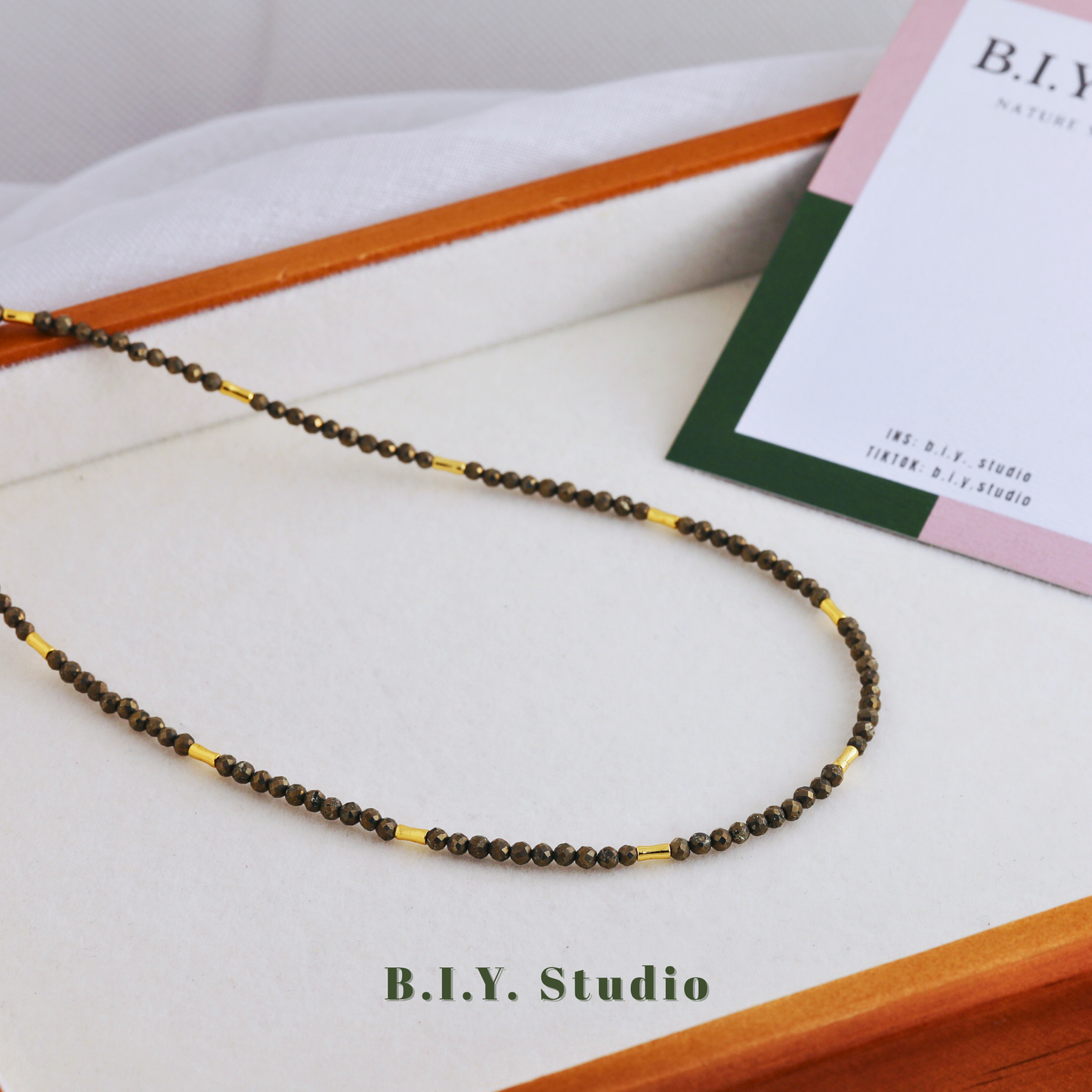 Prism Gem | Moss Vein・Necklace 1