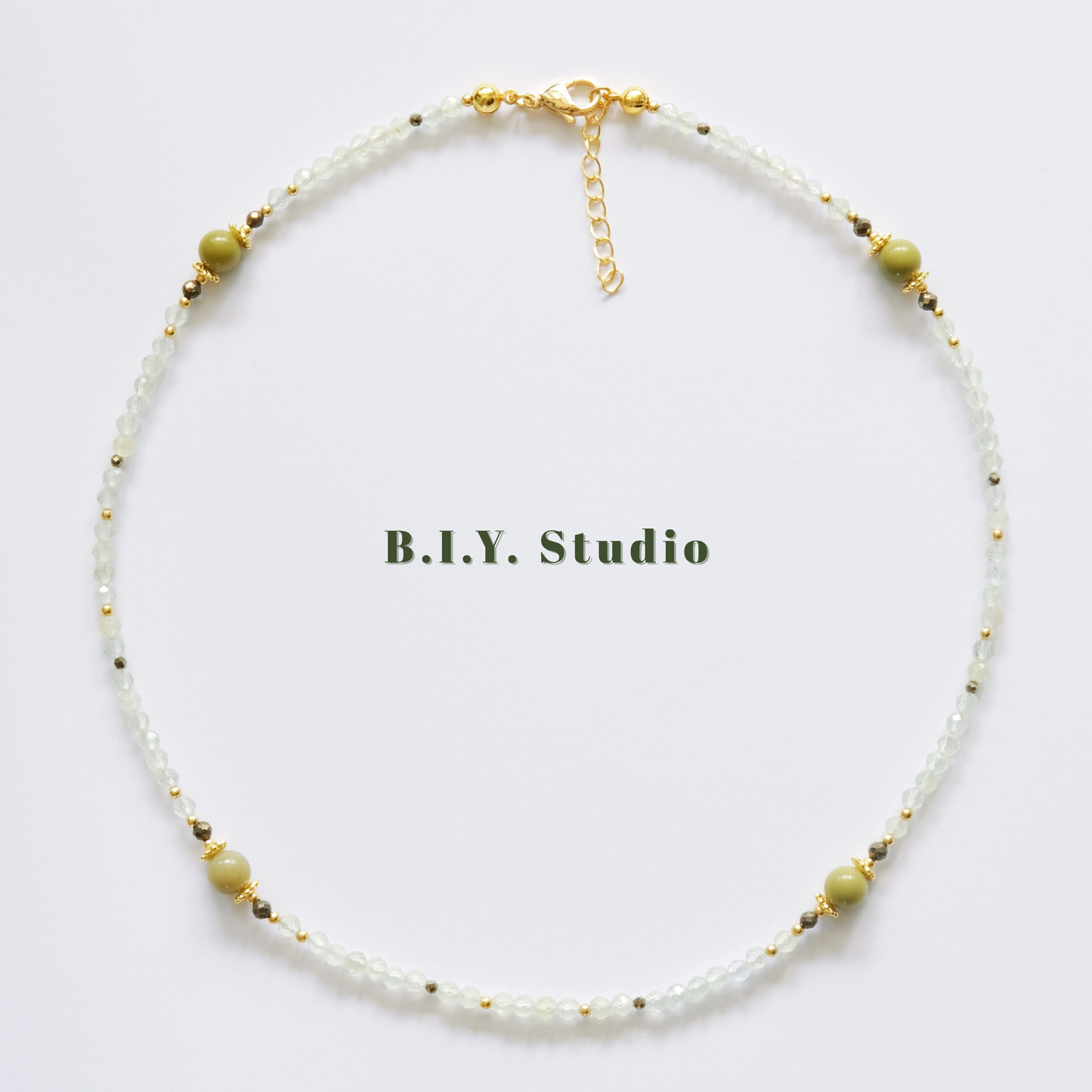 Prism Gem | Moss Vein・Necklace 2