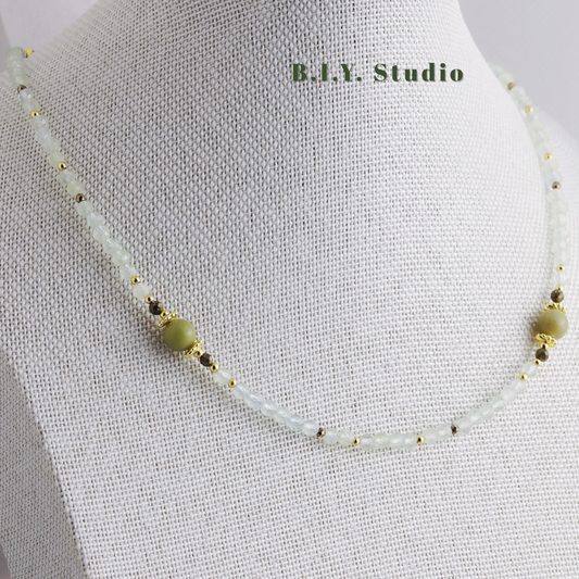 Prism Gem | Moss Vein・Necklace 2