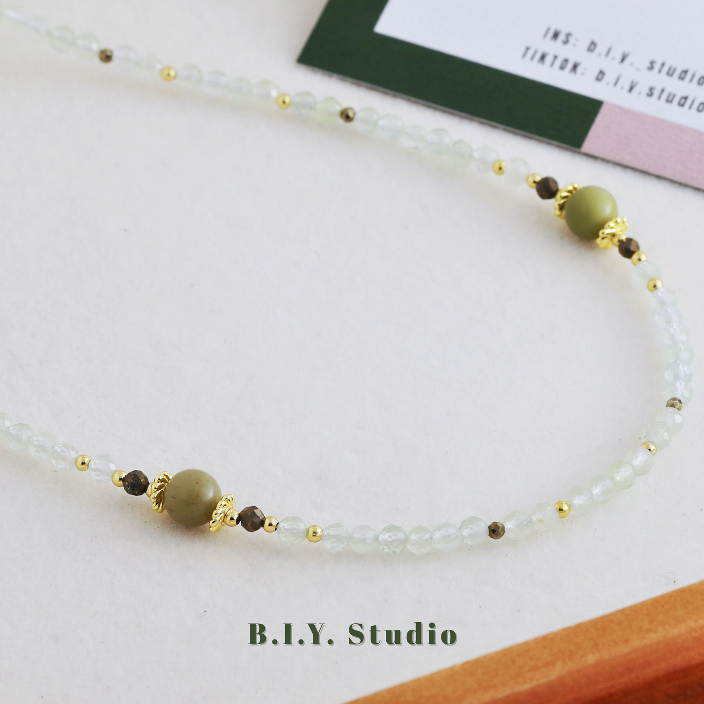 Prism Gem | Moss Vein・Necklace 2