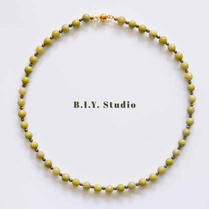 Prism Gem | Moss Vein・Necklace 3