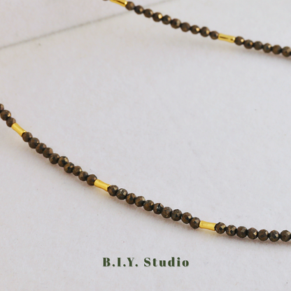 Prism Gem | Moss Vein・Necklace 1