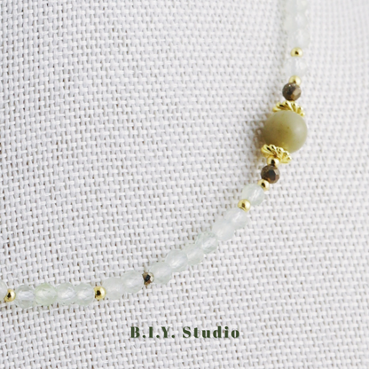 Prism Gem | Moss Vein・Necklace 2