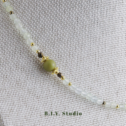 Prism Gem | Moss Vein・Necklace 2