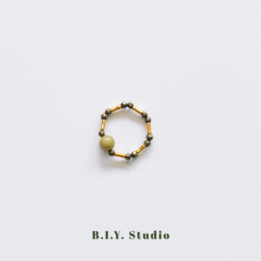 Prism Gem | Moss Vein・Ring 3